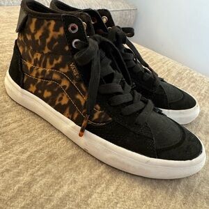 Vans High-Top cheetah print